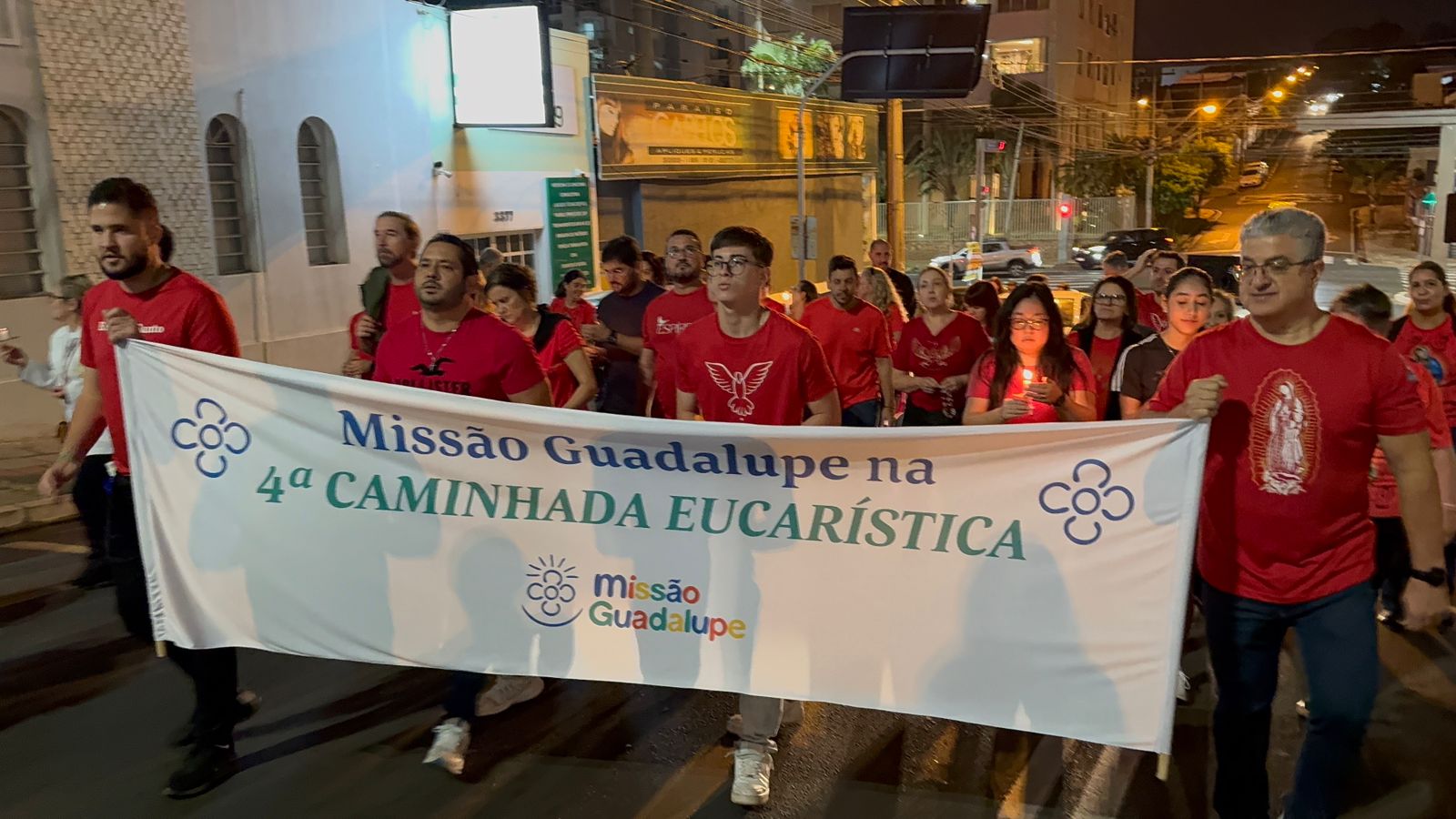 Missão Guadalupe marca presença na 4ª Caminhada Eucarística